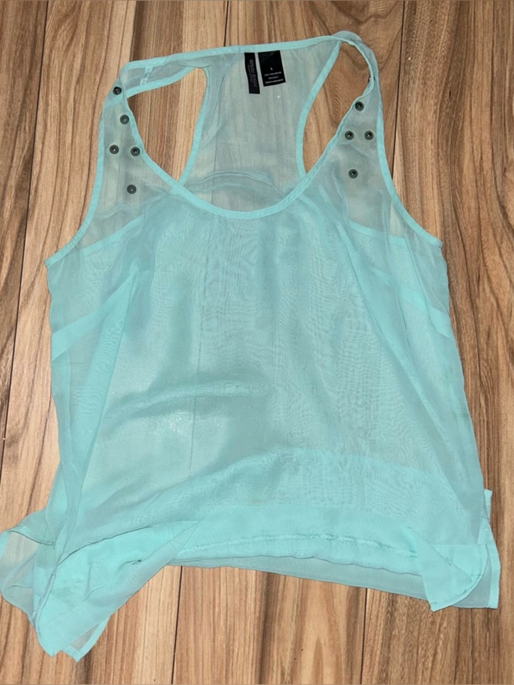 Bisou Bisou White Polyester Top